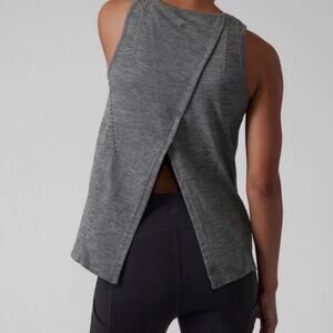 Athleta heather gray foothill Tank Top XS